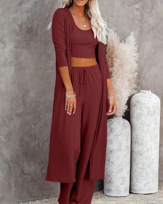Cozy Ribbed Lounge &amp; Sleepwear Set