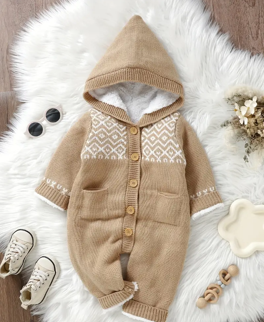 Newborn Hooded Jumpsuit