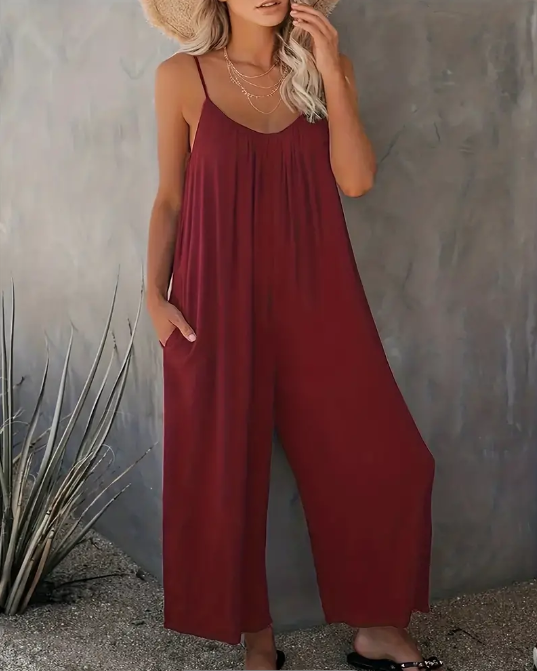 Curvelicious V-Neck Jumpsuit