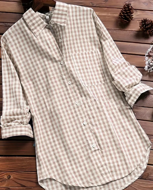Curvelicious Long Sleeve Button Shirt