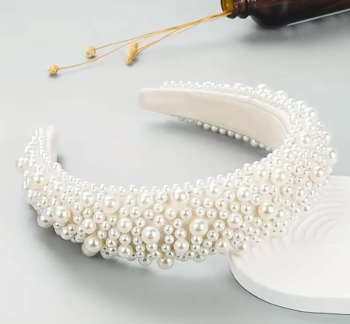 Pearl Wide Brimmed Headband