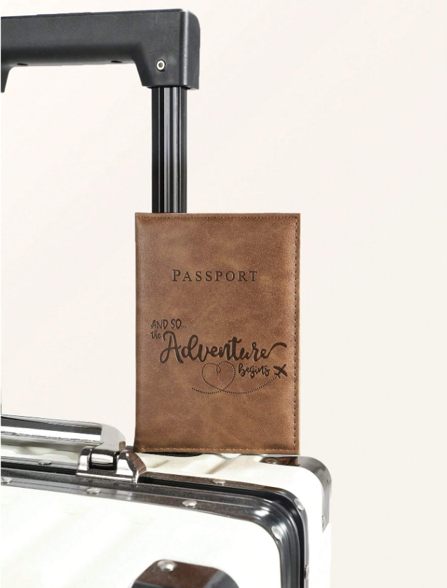 Adventure Begins Passport Cover