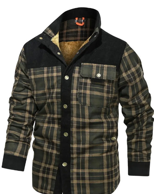 Warm Winter Lapel Shirt-Coat