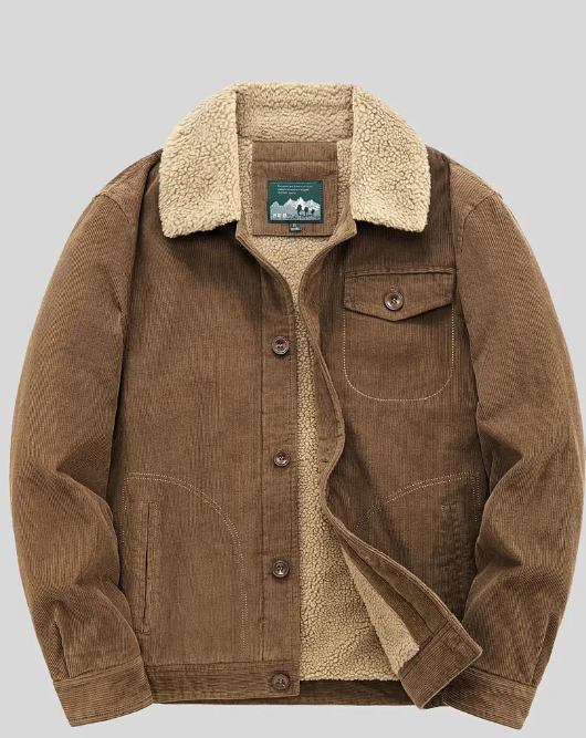 Cozy Fleece Button Jacket -