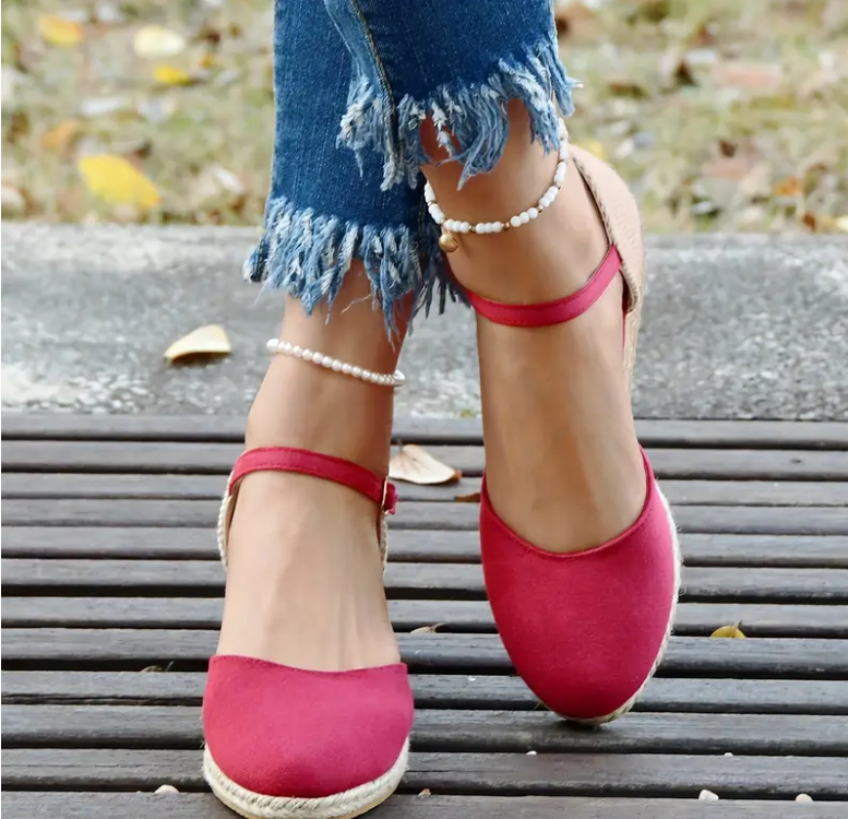Ankle Strap Wedge Sandal