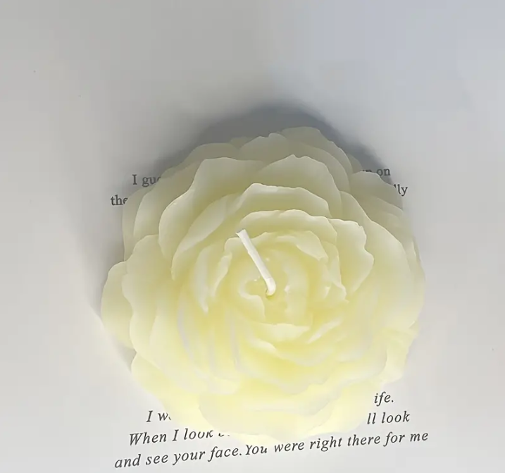 1pc Handcrafted Carnation Flower Shaped Scented Candle