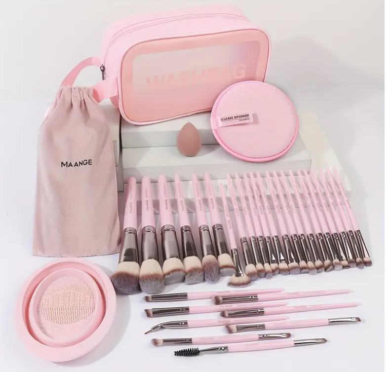 30pcs Deluxe Makeup Brush Set