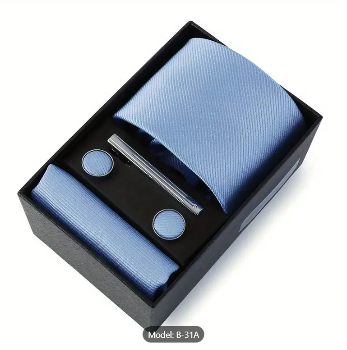 4 Piece Tie Set
