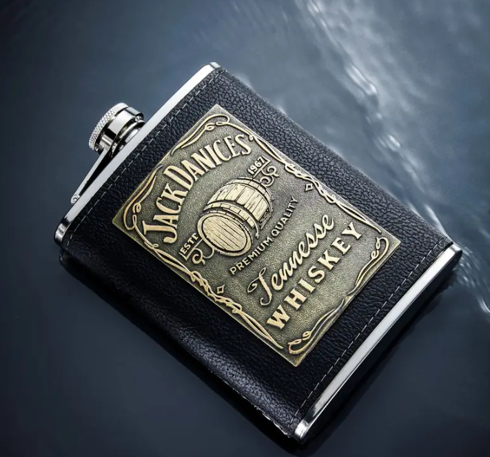 Stainless Steel Hip Flask - 225ml