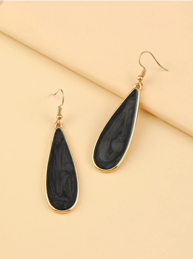 Water Drop Charm Earrings