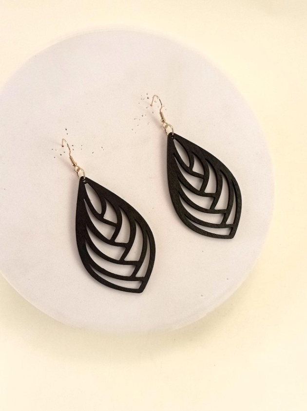 Boho Hollow Out Water Drop Earrings