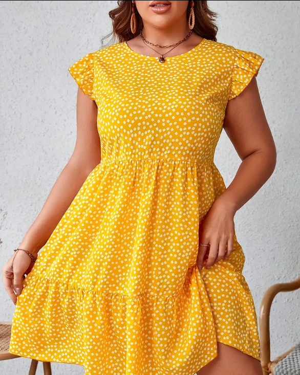Yellow Floral Dream Dress