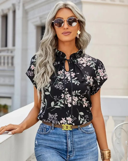 Floral Print Blouse