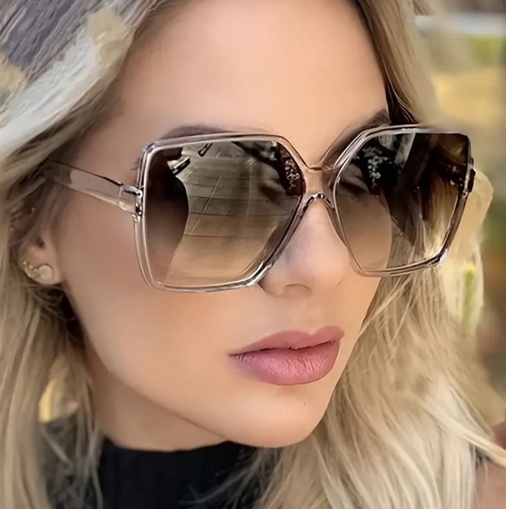 Stylish Oversized Square Acetate Glasses