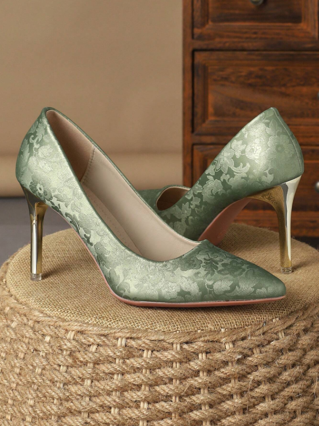 Pointed Toe Shallow Mouth Nine-Centimeter High Heel
