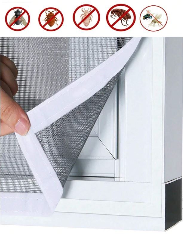 1PC Insect Proof Self Adhesive, Detachable Window Net