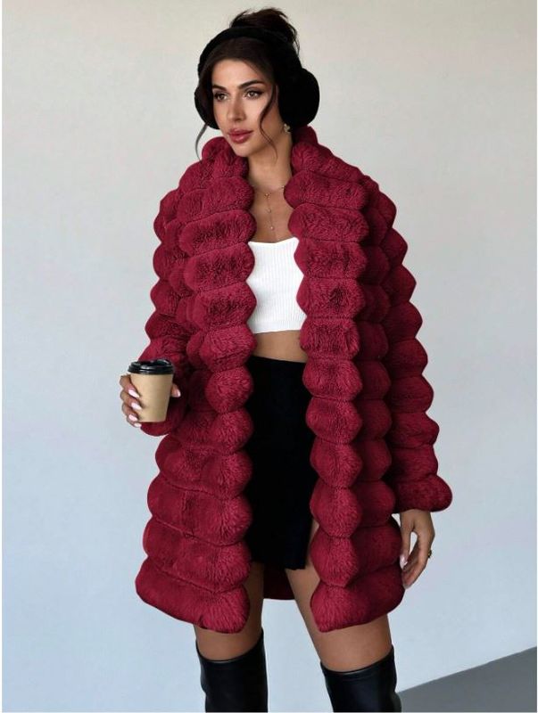 Firerie Elegant Oversized Fluffy Jacket
