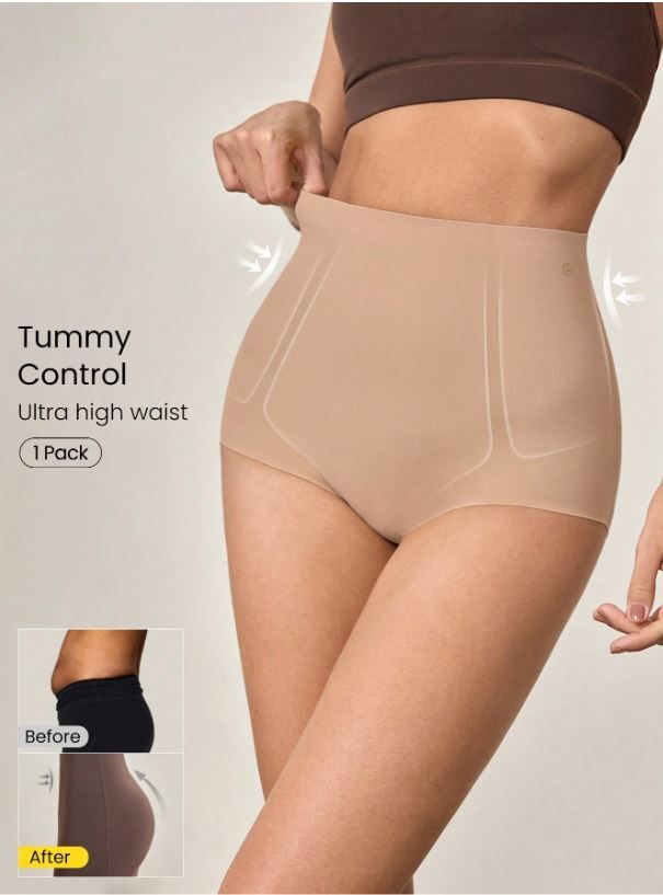 GLOWMODE Sculpt Fit High-Rise Waist Tummy Control Butt-Lifting Shapewear