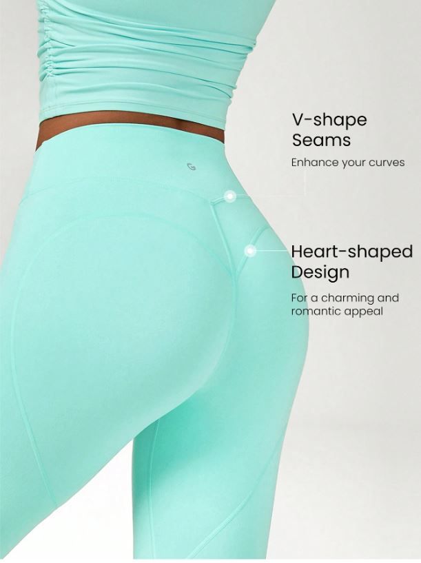 GLOWMODE 24&quot; FeatherFit™ Love To Move Leggings Low Impact
