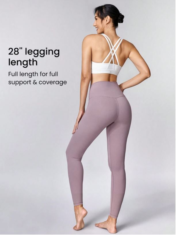 GLOWMODE 28&quot; FeatherFit™ Crossover Leggings