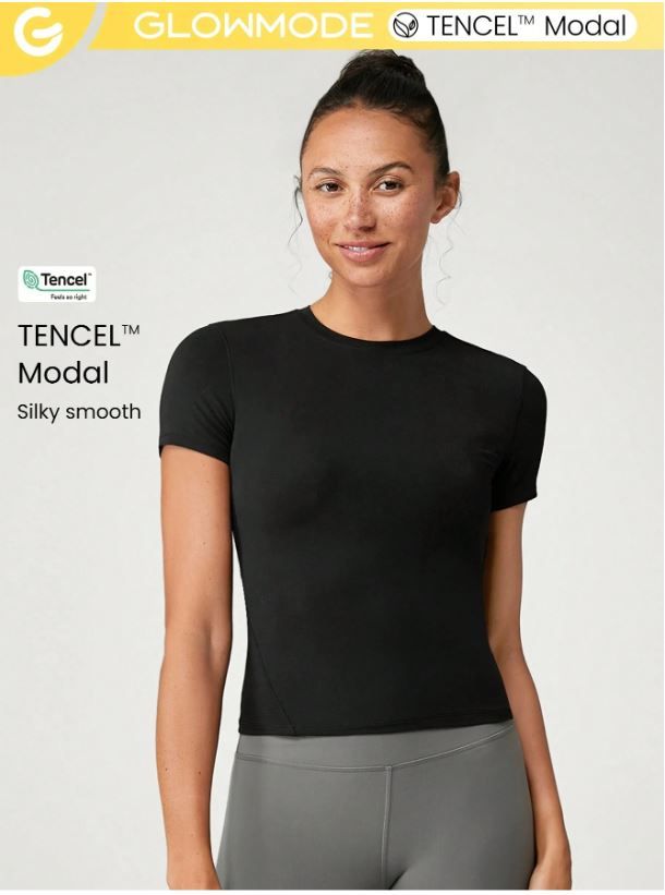 GLOWMODE Modal Slim Fit Sports Tee