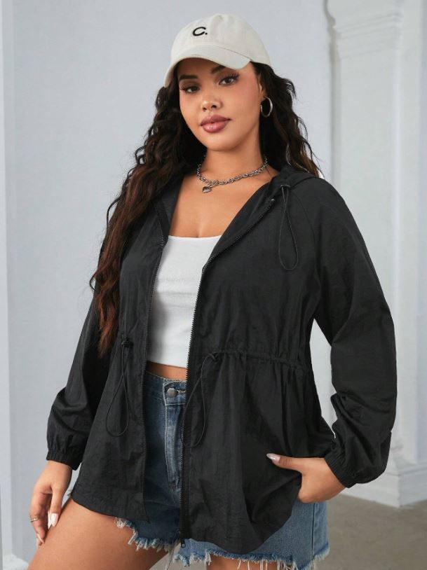 CURVE+ Women&#39;s Cinched Waist Waterproof Jacket