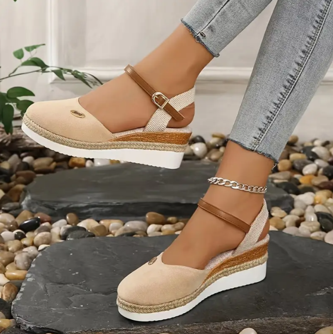 Ankle Buckle Strap Platform Shoes