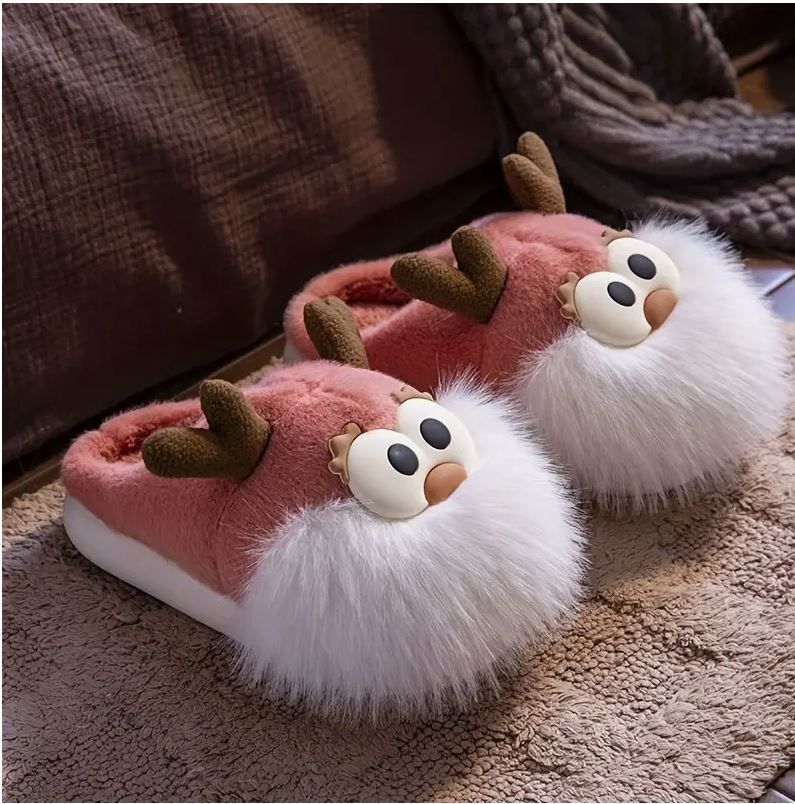 Beard Dragon Plush Slippers