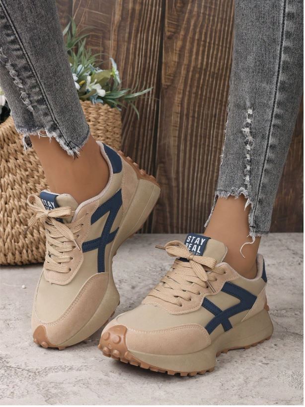 Chunky Lace-Up Sneakers