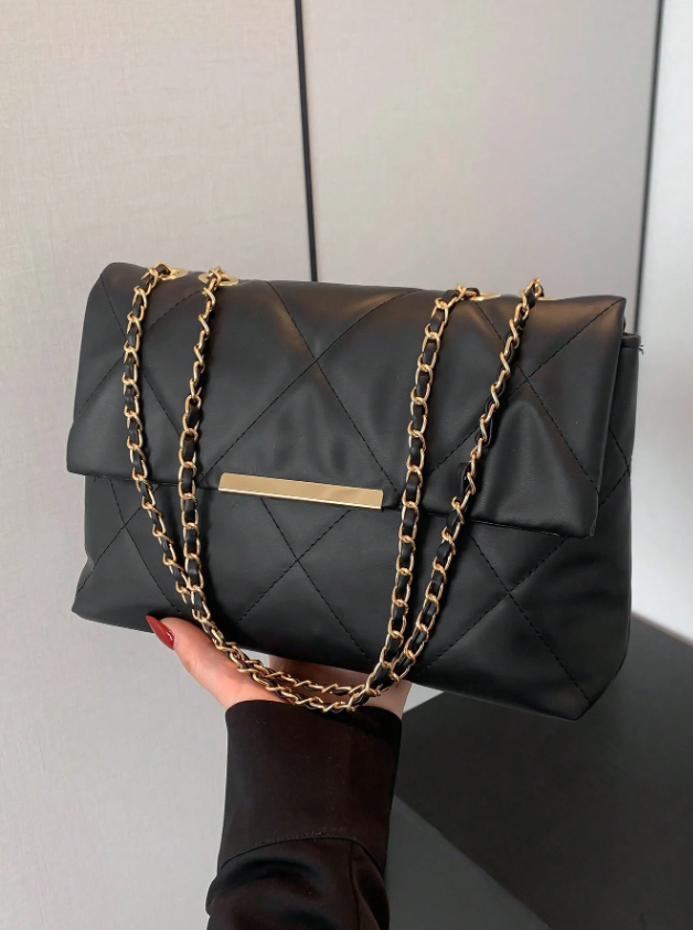 OLIVIA Embroidered Chain Bag