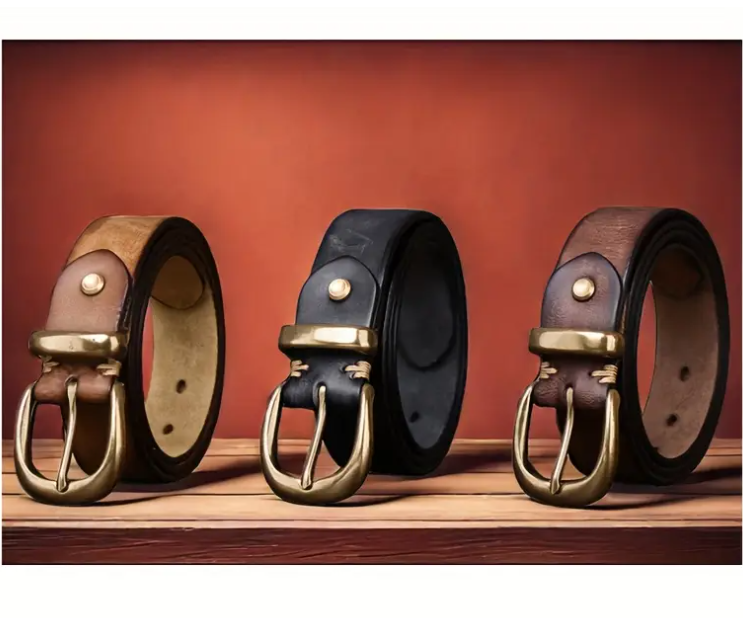 Pure Cowhide Unisex Belt