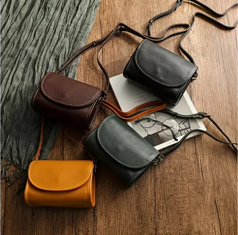 Vintage Top Grain Leather Tote Bag