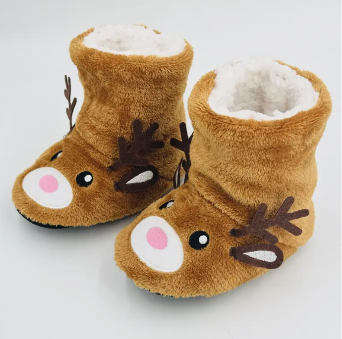 Children&#39;s Slipper Socks with Plush Lining