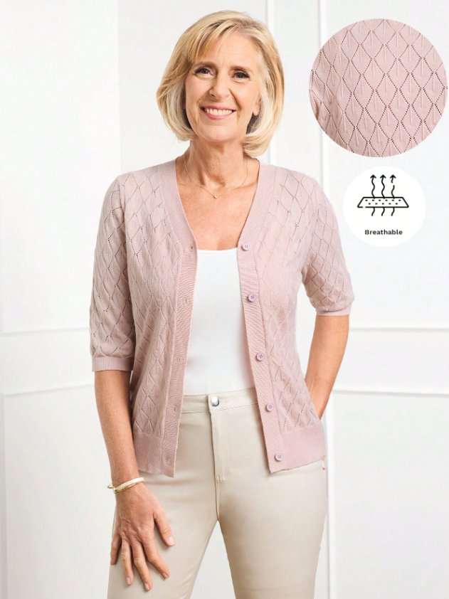 MIASPIRE Pink Cardigan