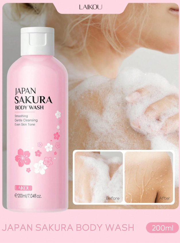 Laikou Japan Sakura Body Wash 200ml