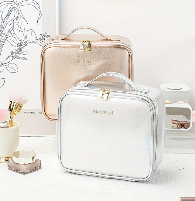 Makeup Bag With LED Mirror