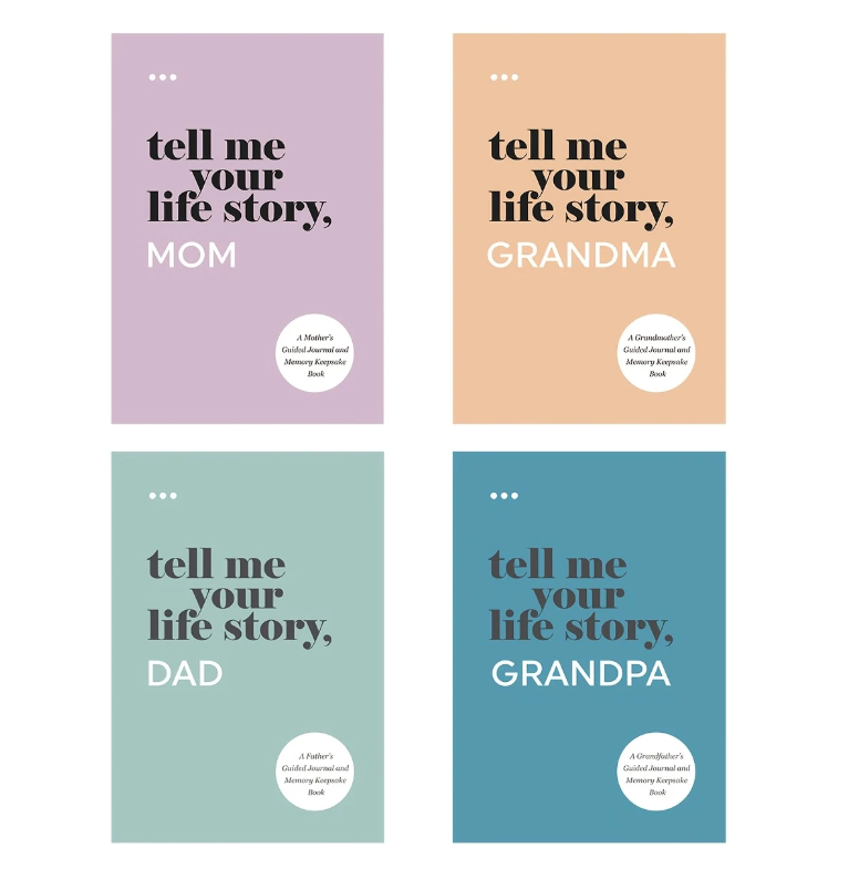 &#39;Tell Me Your Life Story&#39; Family Story Memory Book