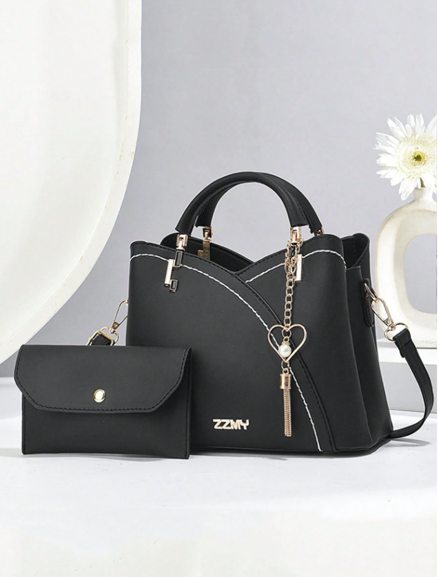 2 Piece Elegant Retro Tote Bag &amp; Shoulder Bag Set
