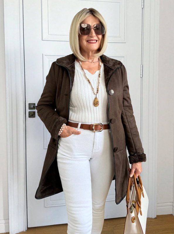 Color Block Piped Lined Jacket