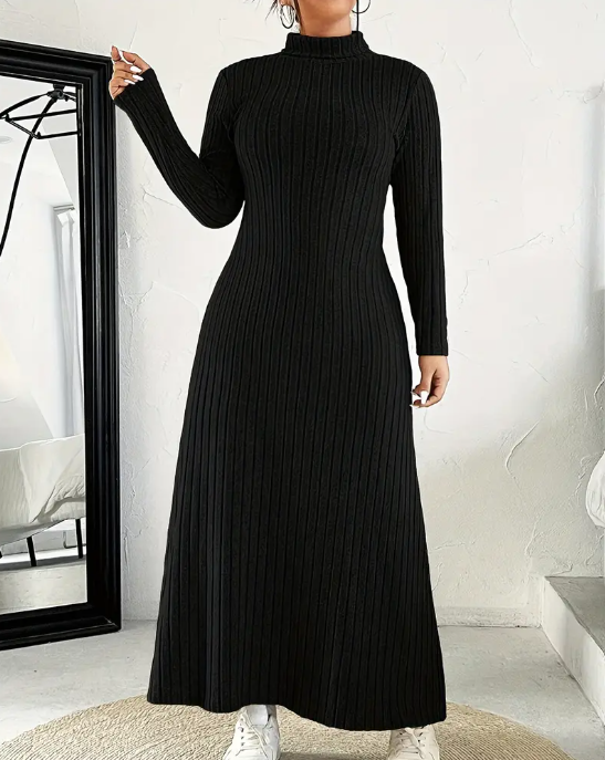 Ribbed Knit Dress