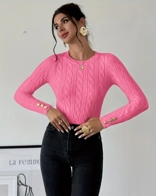 Acrylic Knit Sweater
