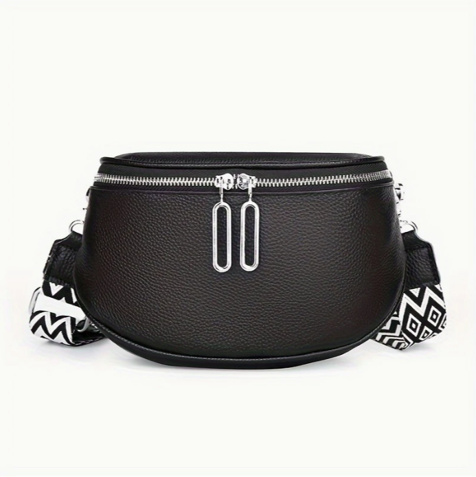 Genuine Leather Saddle Bag