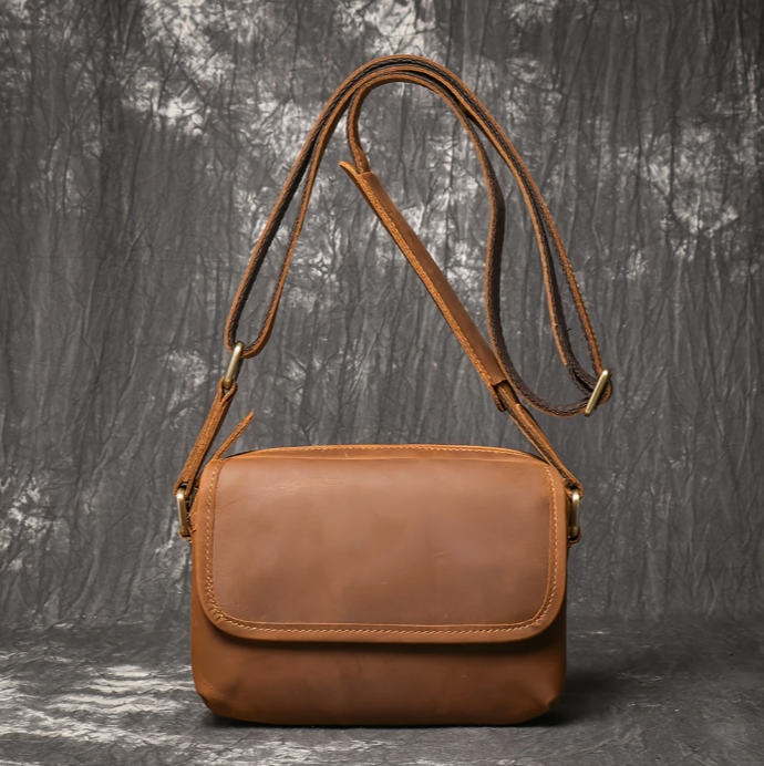 Frenzy Genuine Leather Crossbody Bag