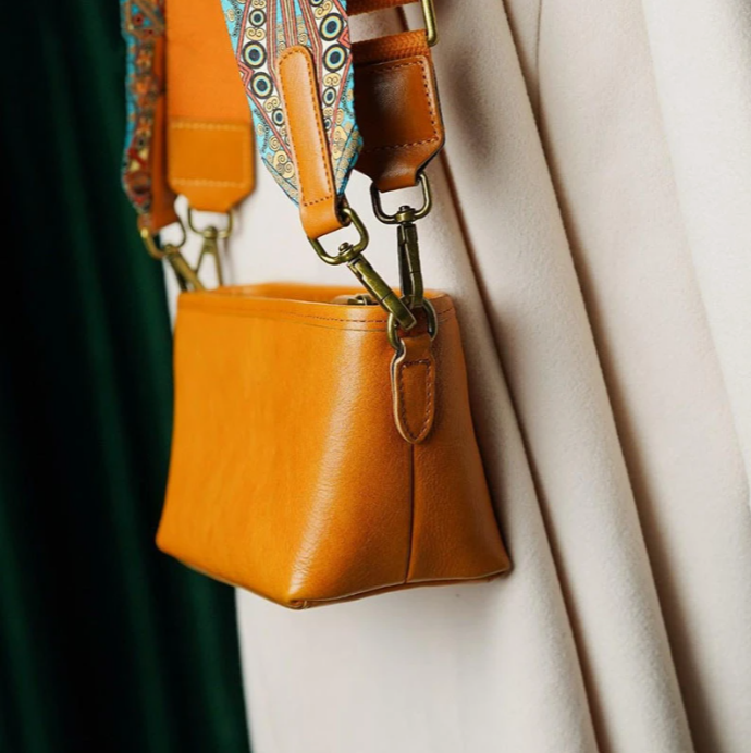 Genuine Leather Crossbody Bag