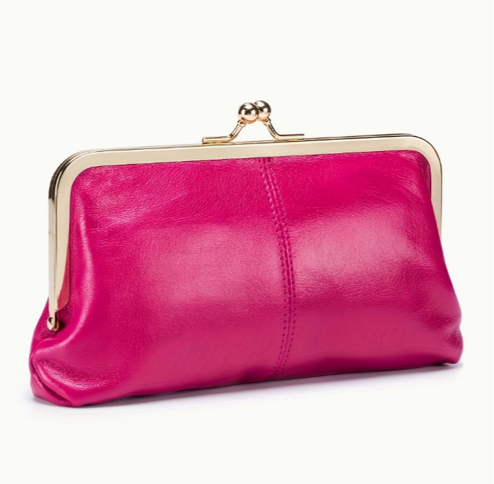 Genuine Leather Long Clutch Wallet