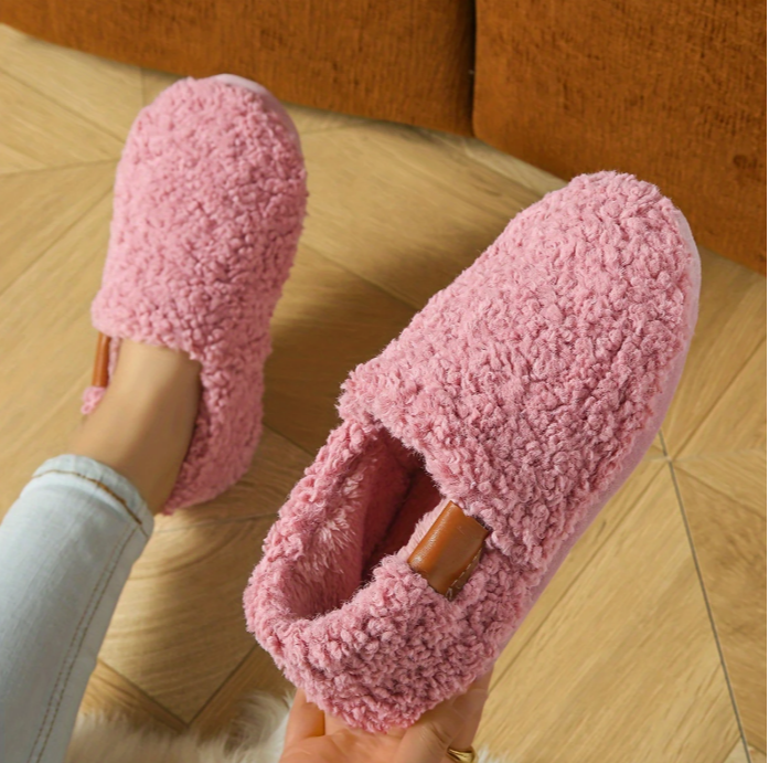 Fluffy Slip On Slippers