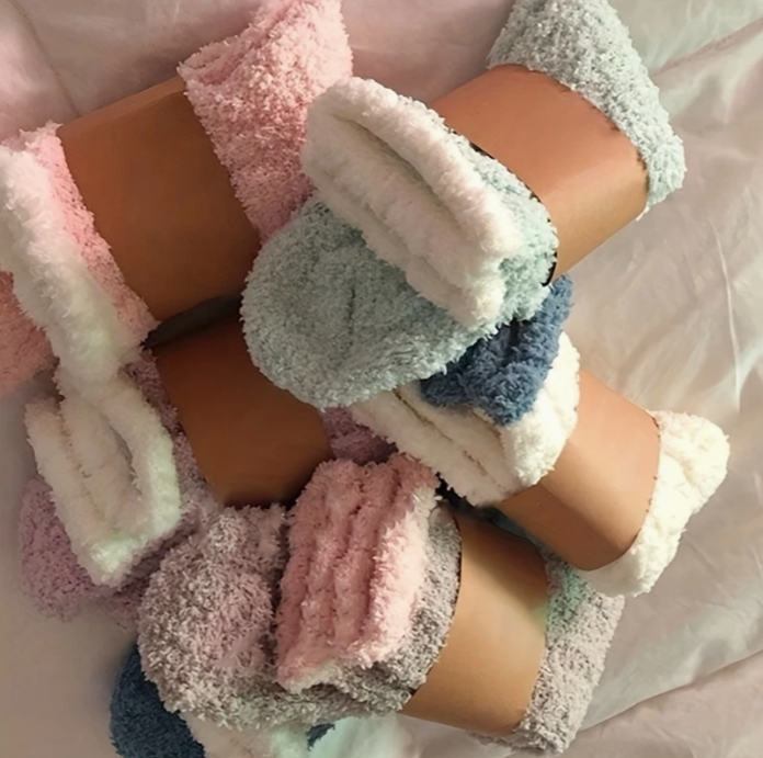 8 Pairs Women&#39;s Winter Thermal Fleece Socks