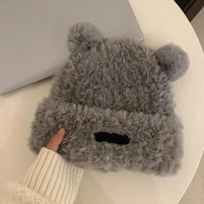 Ear Shaped Fluffy Hat