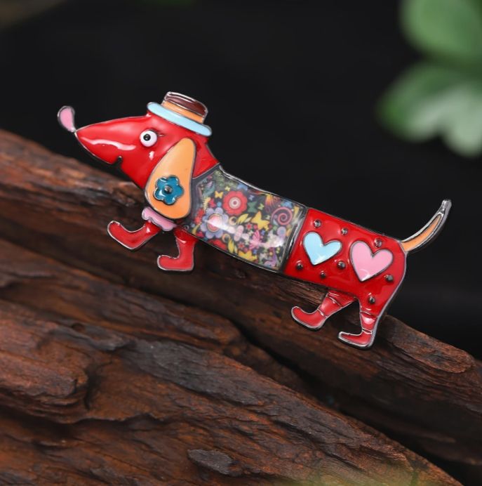 BROOCH Dachshund