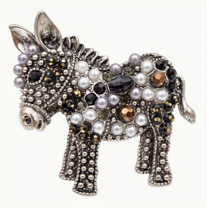 BROOCH Donkey